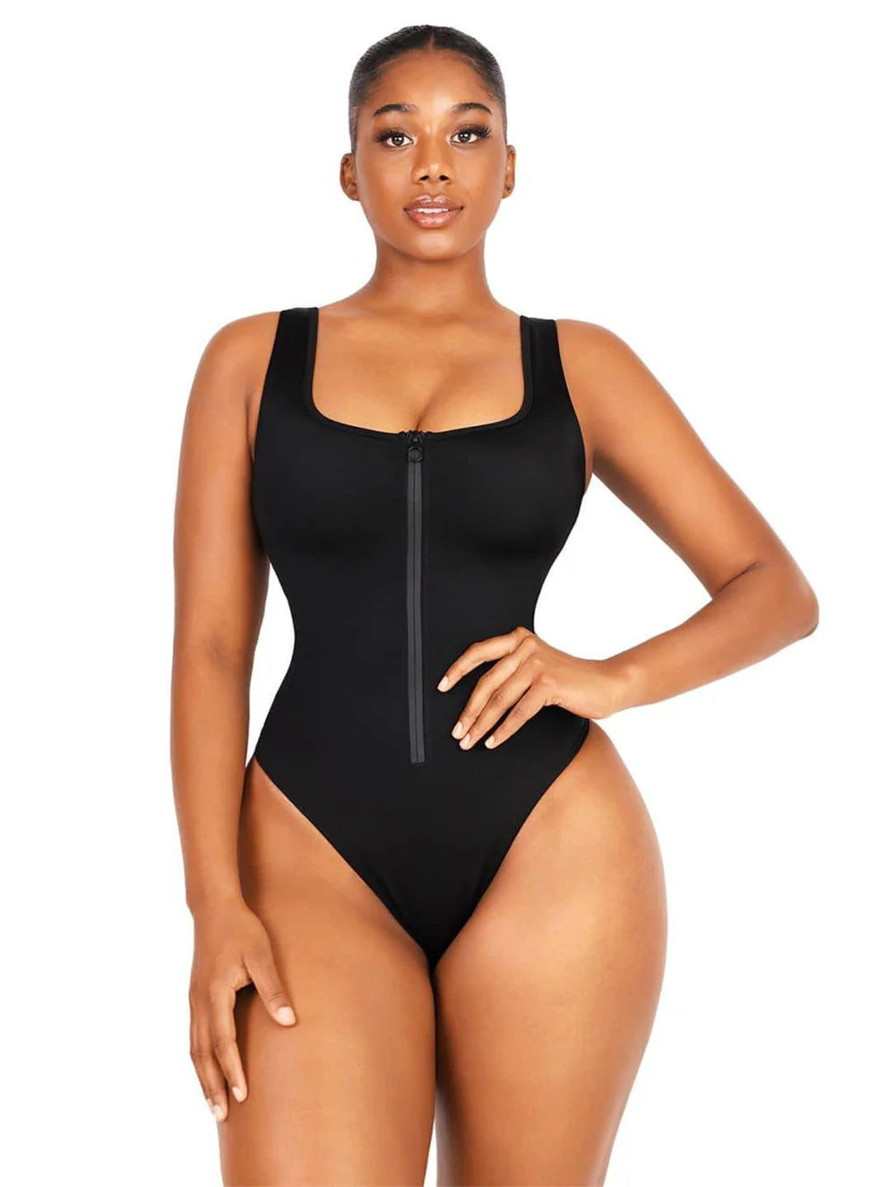 Snatched Zip Up Swimsuit