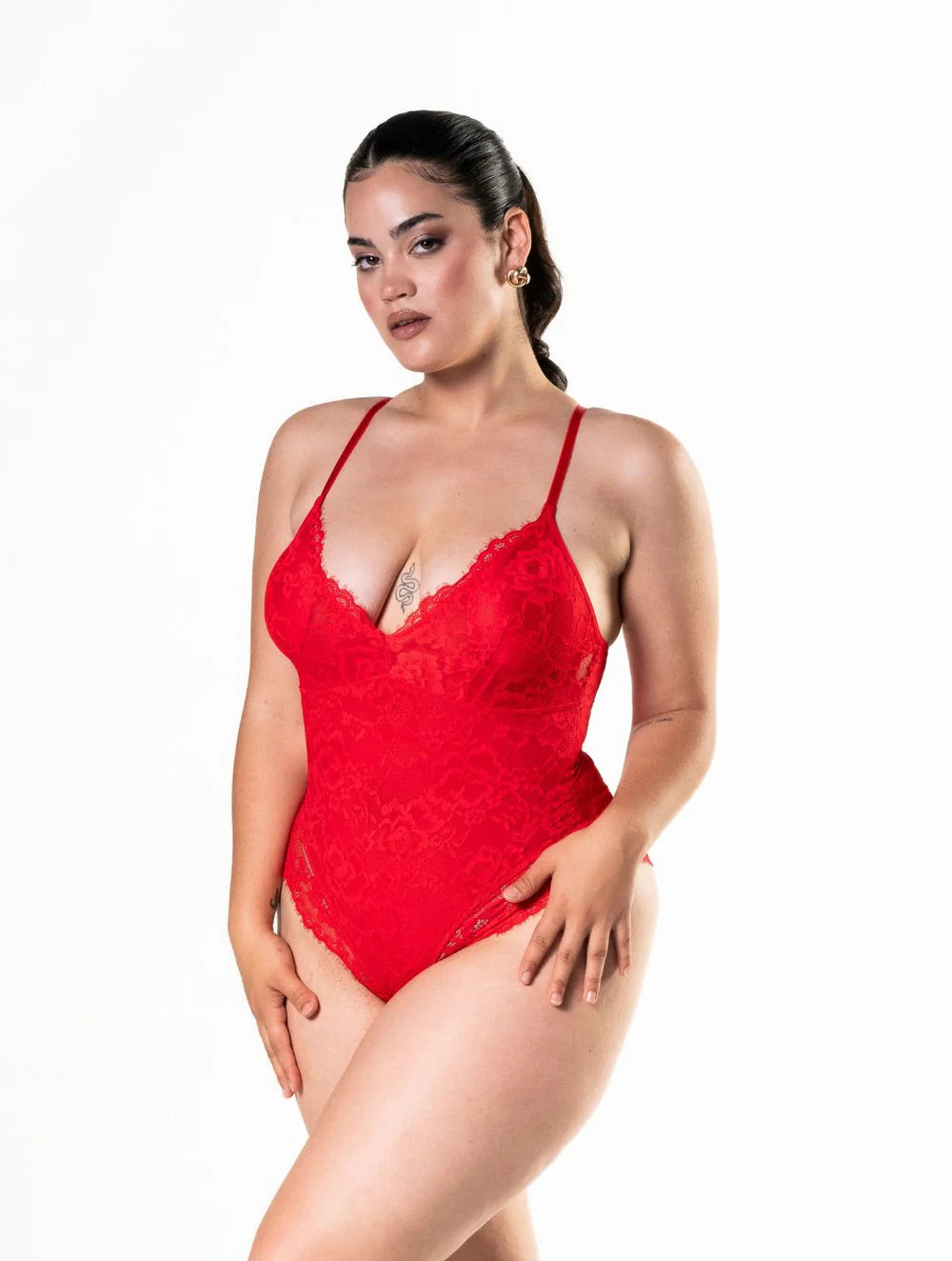 Shapewear Laced Snatched Bodysuit