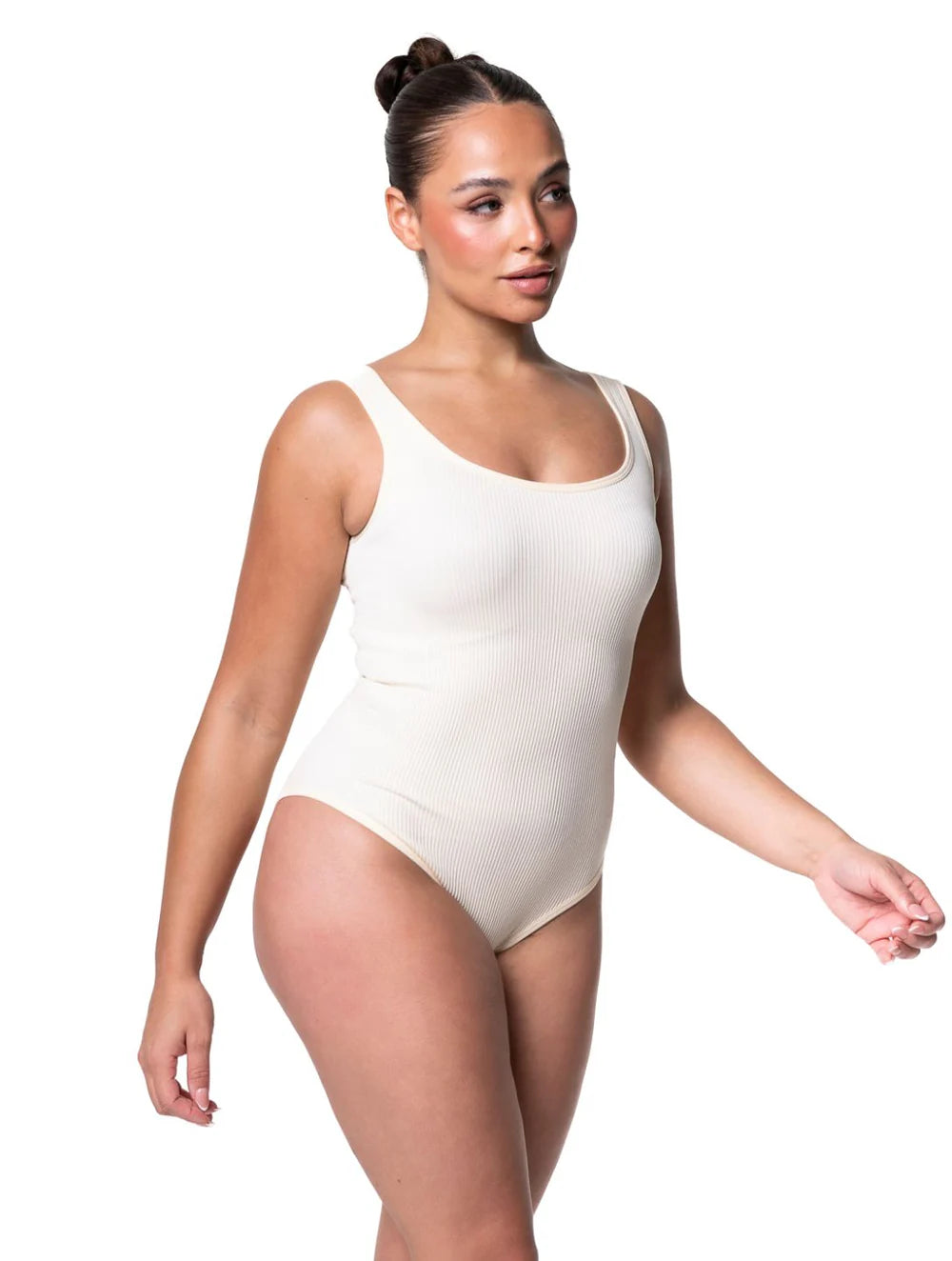 Ribbed Snatched Shapewear Bodysuit