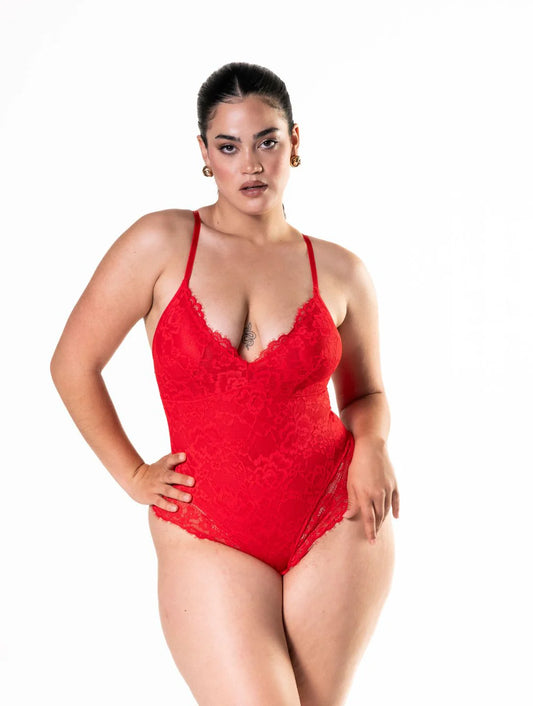 Shapewear Laced Snatched Bodysuit