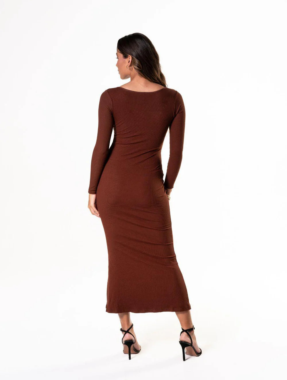 Shapewear Long Sleeve Snatched Dress